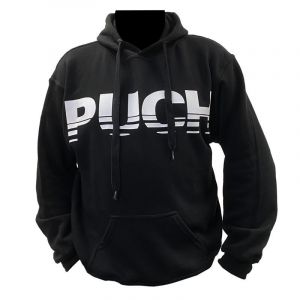 Sweater Puch Stripes Hoodie Schwarz