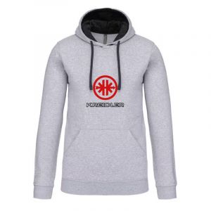 Sweater Kreidler Hoodie Grau