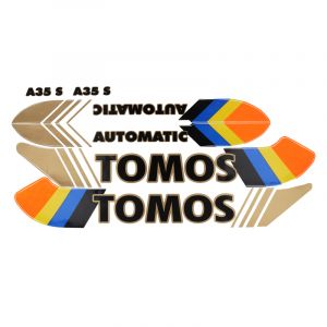 Aufklebersatz Tomos A35 S Fluor