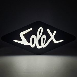 Lampe Solex Logo LED Schwarz