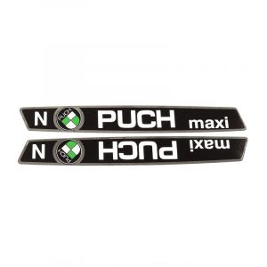 Tank Transfersatz Puch Maxi N Schwarz/Chrom