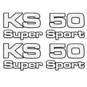 Aufklebersatz Zundapp KS50 Supersport 4-Teilig