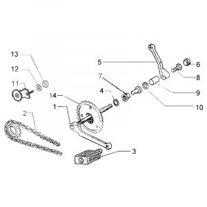 Pedalwelle Vespa Ciao