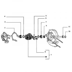 Kurbelwelle Gilera Citta Kobo 10