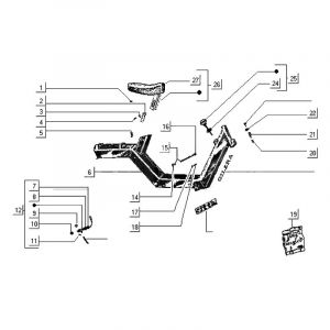 Rahmen Gilera Citta