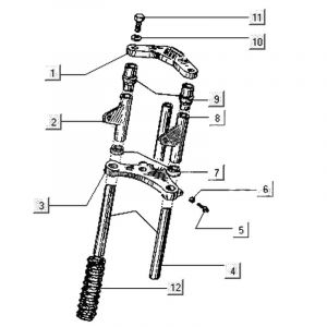 Gabel Gilera Citta