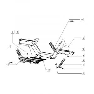 Fußplatten Gilera Citta