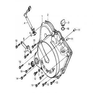 Kupplungsdeckel Honda MT50