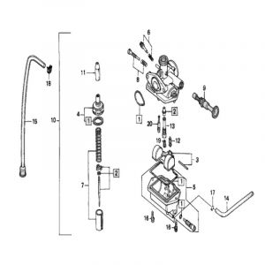 Vergaser Honda MT50