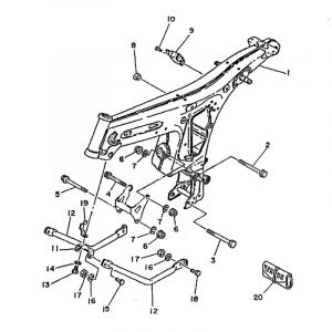Rahmen Yamaha FS1 2RU