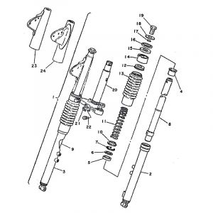 Gabel Yamaha FS1 2RU