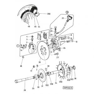 Sternrad Vorderrad Puch Monza