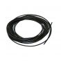 Electrischen Kabel 3 Mtr Verp. - 1.0MM² Schwarz