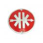 Emblem Beinschild Kreidler Eier-Tank Rot