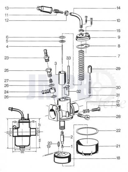 Exploded view Bing 12-15MM