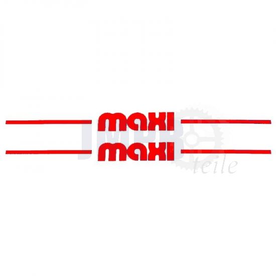 Aufklebersatz Maxi Seitenteil Rot 235X20MM