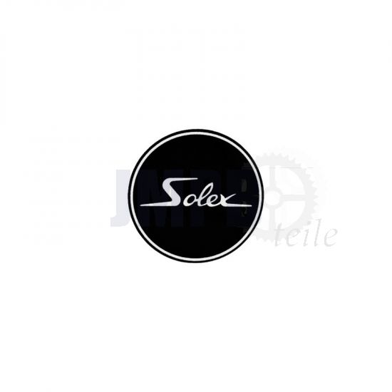 Aufkleber Solex Logo Rund Schwarz/Weiß 41MM