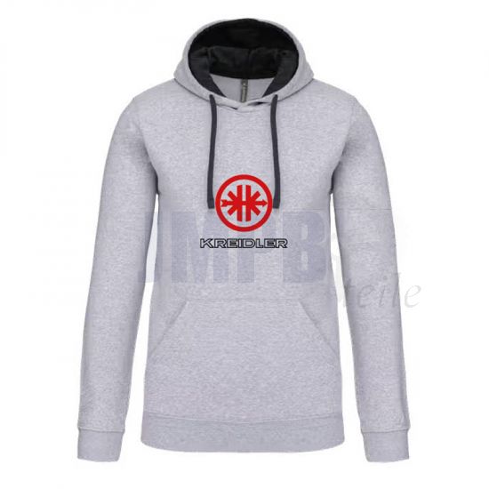 Sweater Kreidler Hoodie Grau