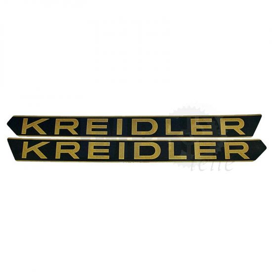 Tankaufkleber Kreidler Gold Farbe 385X36MM