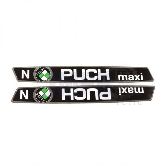 Tank Transfersatz Puch Maxi N Schwarz/Chrom