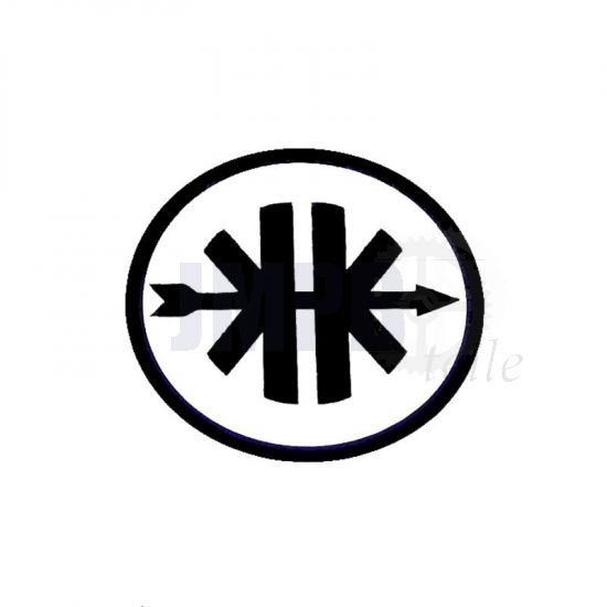 Transfer KK Logo Kreidler - Schwarz - 45MM