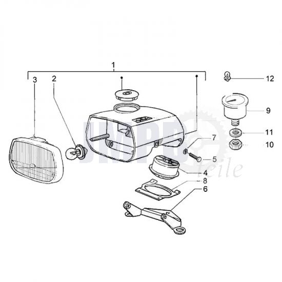 Scheinwerfer Vespa Ciao