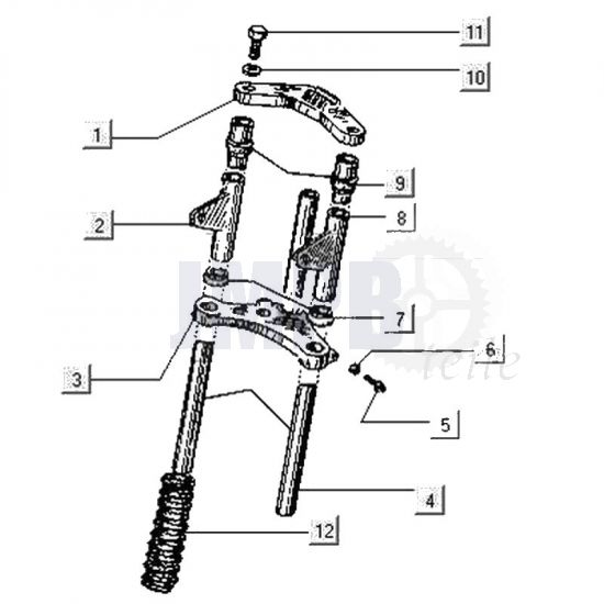 Gabel Gilera Citta