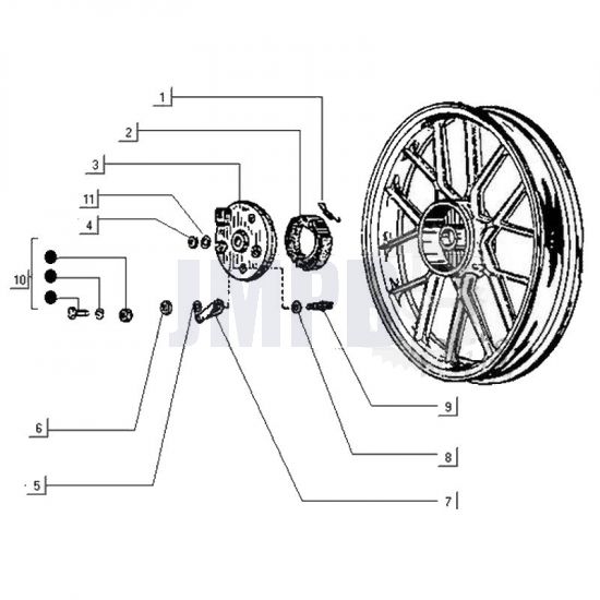 Vorderbremse Gilera Citta