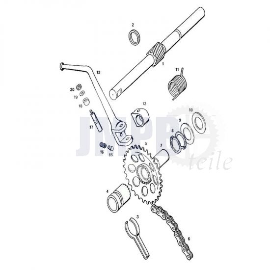 Kickstarter Tomos Flexer bis 2006