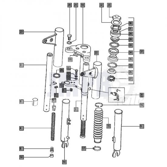 Gabel Tomos Flexer zum 2006